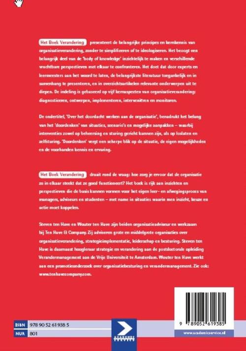 Het boek verandering