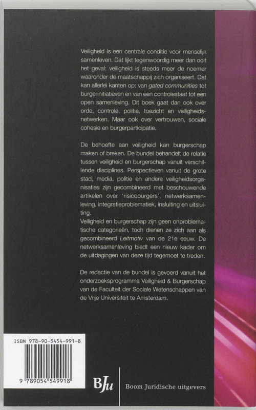 Veiligheid en burgerschap in een netwerksamenleving