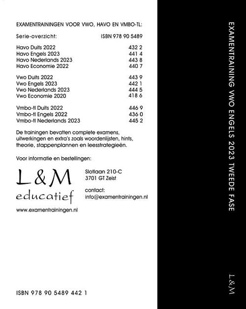 Examentraining Vwo Engels 2023