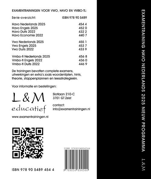 Examentraining Havo Nederlands 2025