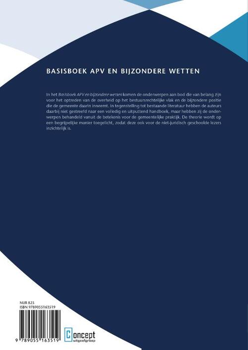 Basisboek APV en bijzondere wetten