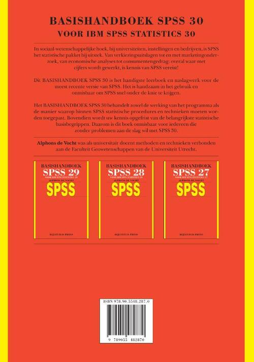 Basishandboek SPSS 30