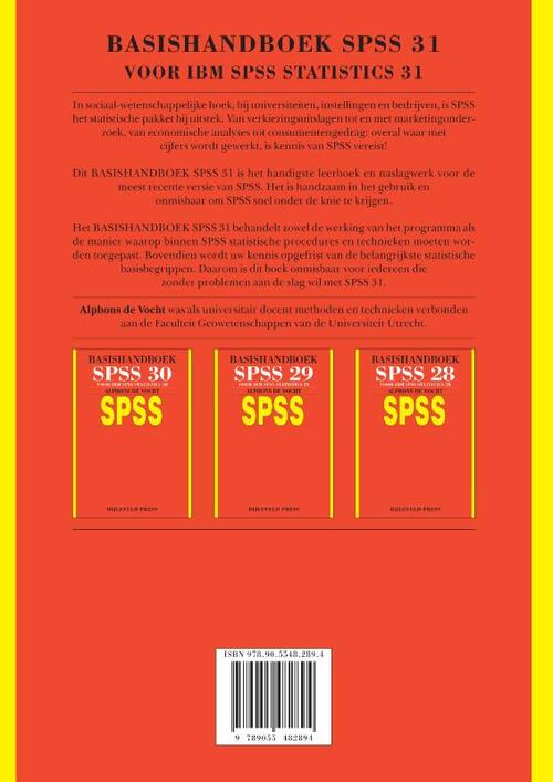 Basishandboek SPSS 31