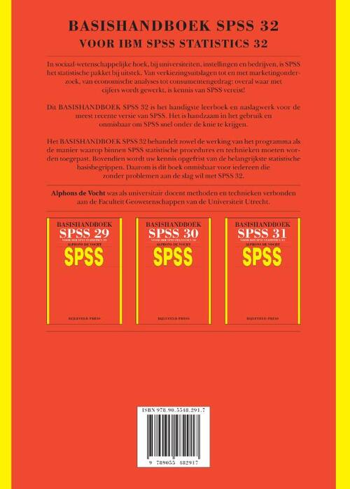 Basishandboek SPSS 32