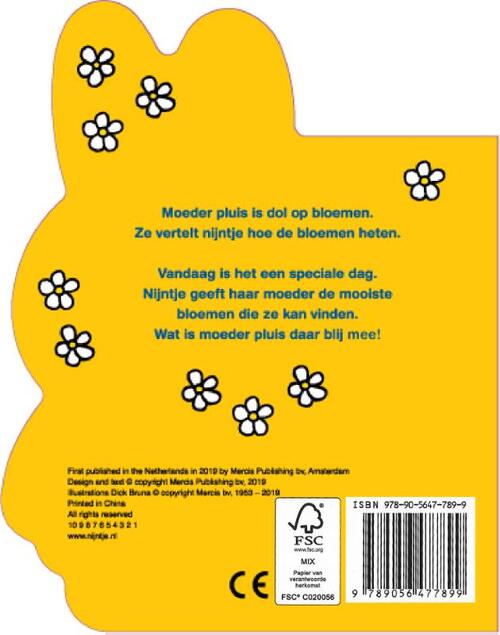 Nijntje Cadeauboekje Bloemen Voor Moeder Pluis