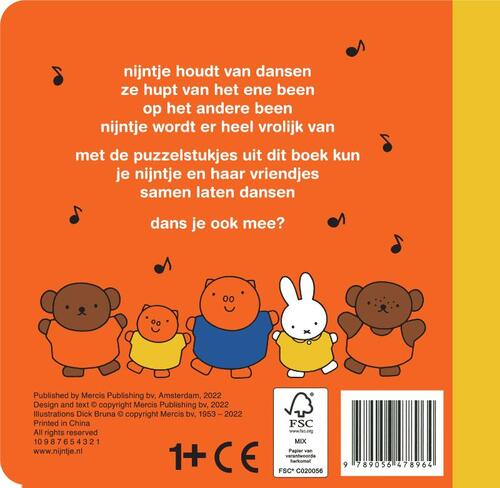 Dans Mee Nijntje, | Kartonboekje | 9789056478964 | Bruna