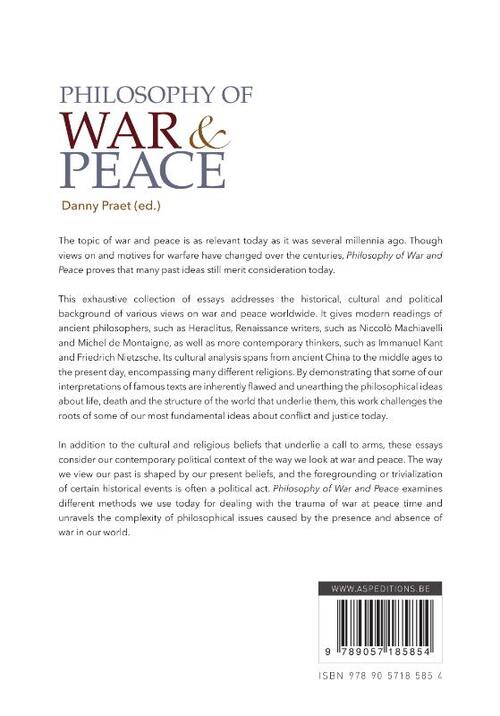 Philosophy of war and peace