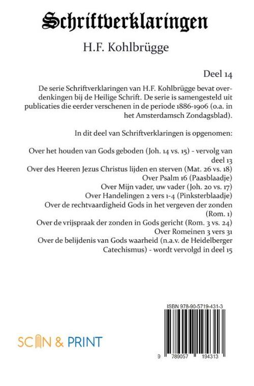 Schriftverklaringen 14
