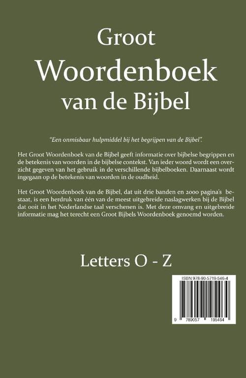 Groot Woordenboek van de Bijbel O-Z