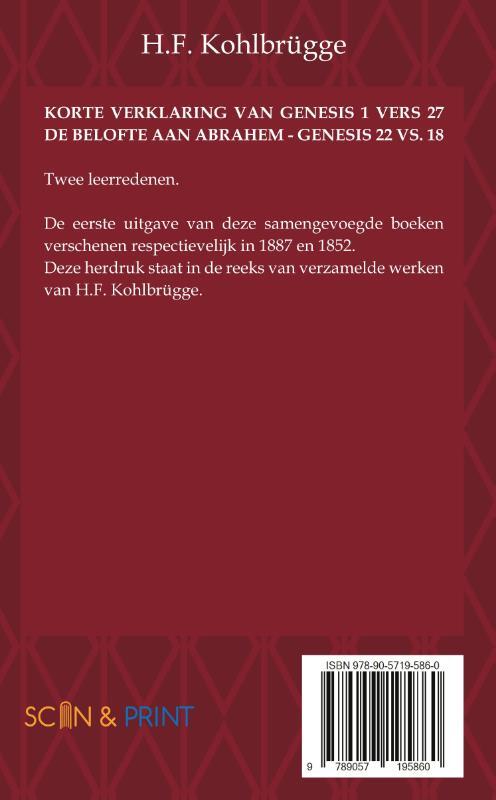 Korte Verklaring van Genesis 1, vers 27