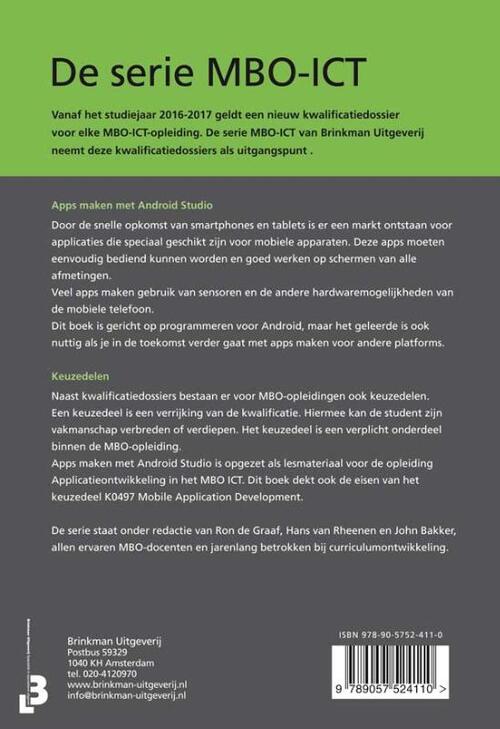 Apps maken met Android Studio