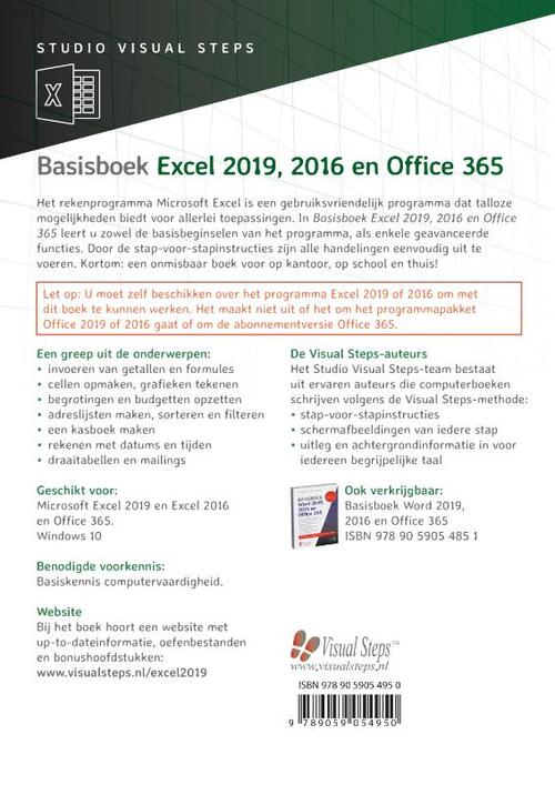 Basisboek Excel 2019 en Office 365