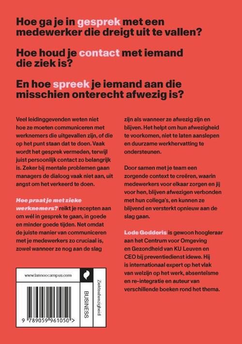 Hoe praat je met zieke werknemers?