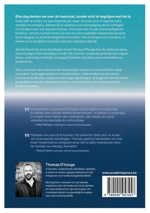 Stilstaan bij de toekomst