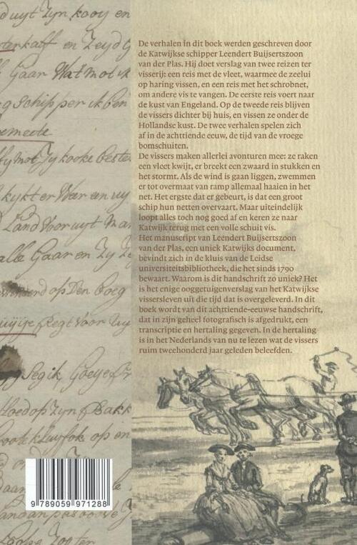 Aan boord van een Katwijkse bomschuit in de achttiende eeuw