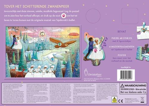 Muziekpuzzel - Het Zwanenmeer - 48 Stukjes