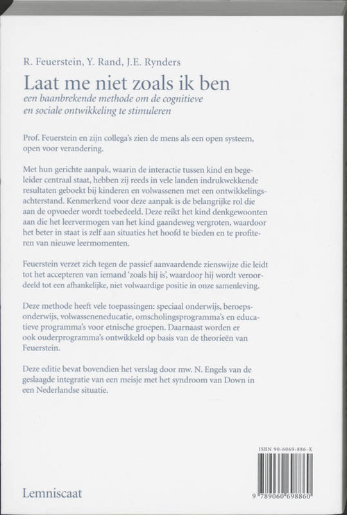 Laat me niet zoals ik ben