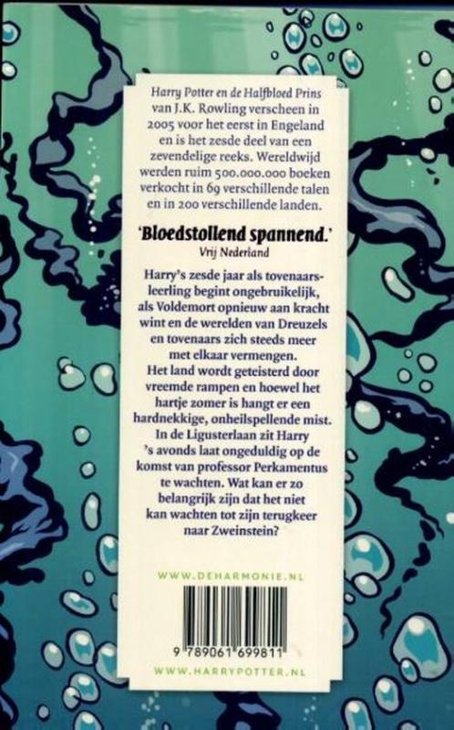 Harry Potter 6 - Harry Potter en de halfbloed prins