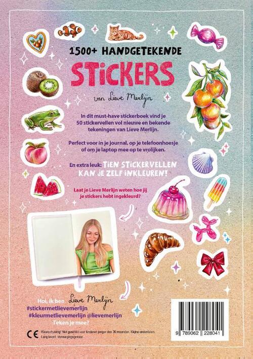 Sticker met Lieve Merlijn