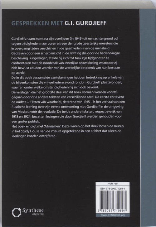 Gesprekken met Gurdjieff