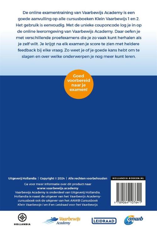 ANWB Online Examentraining Klein Vaarbewijs 1 en 2