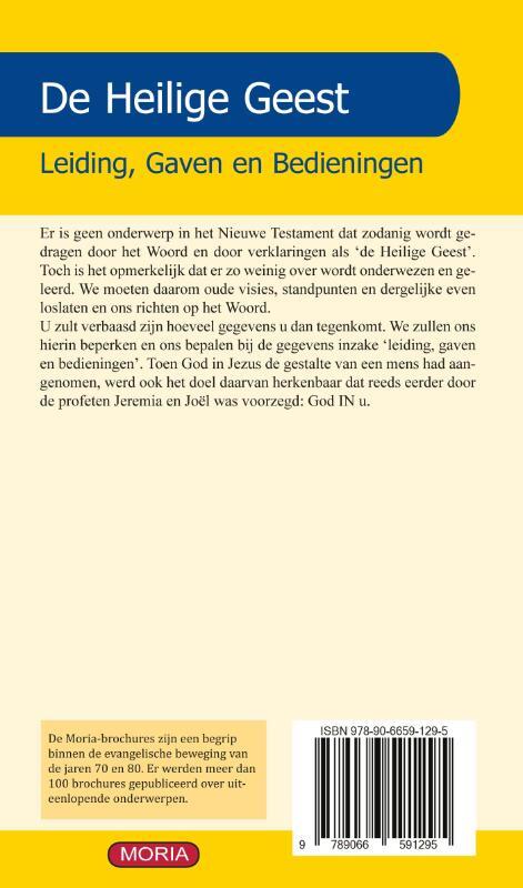 De Heilige Geest: leiding, gaven en bedieningen