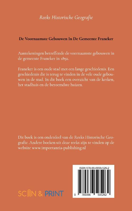 De voornaamste gebouwen in de gemeente Franeker