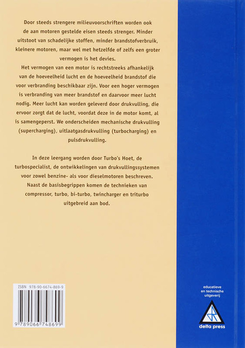 Turbocompressors en drukvulling