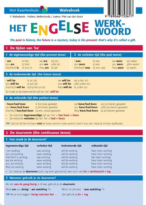 Het engelse werkwoord