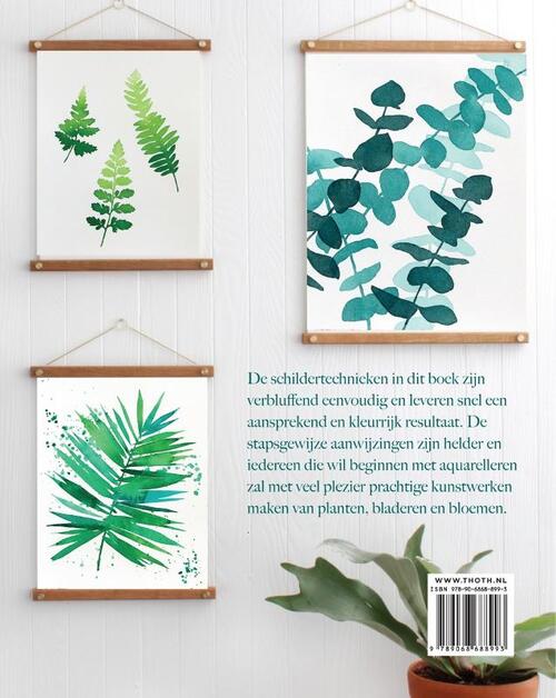 Modern botanisch aquarelleren