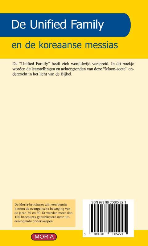 De Unified Family en de koreaanse messias