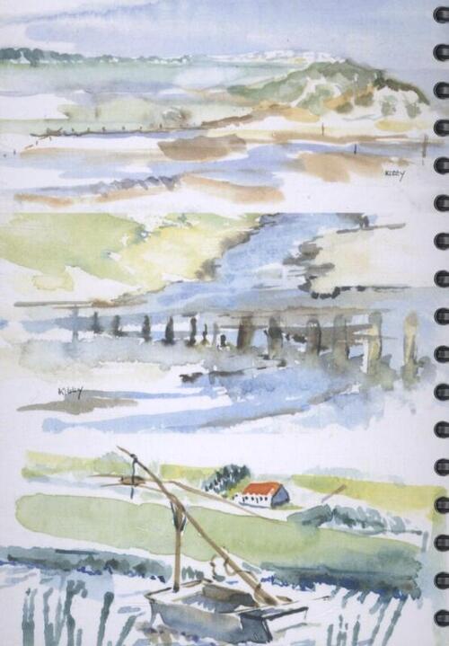 Langs de oevers van het zwin