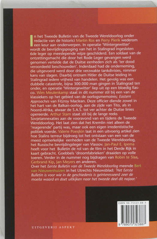 Tweede bulletin van de Tweede Wereldoorlog