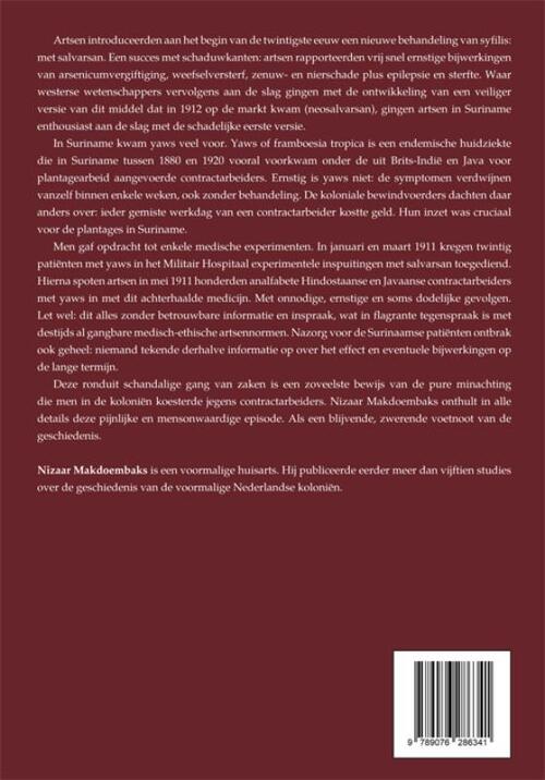 Medisch massa-experiment op analfabete yawspatiënten