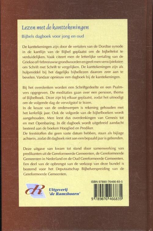 Lezen met de kanttekeningen