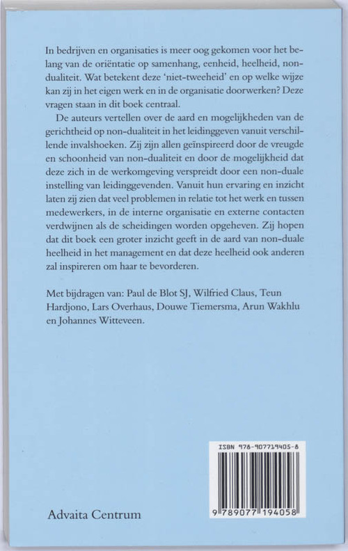 Management en non-dualiteit