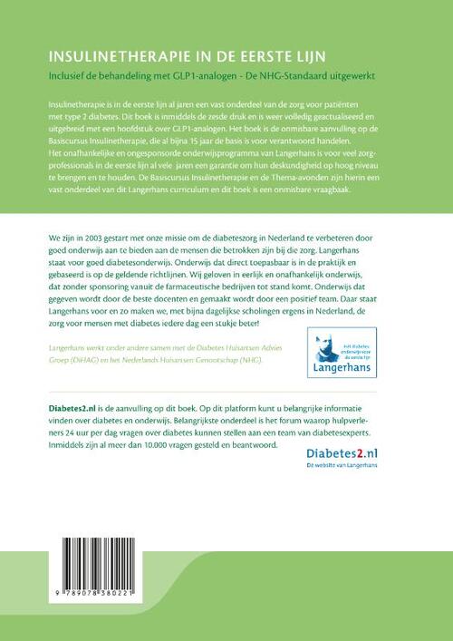 Insulinetherapie in de eerste lijn, inclusief de behandeling met GLP1-analogen