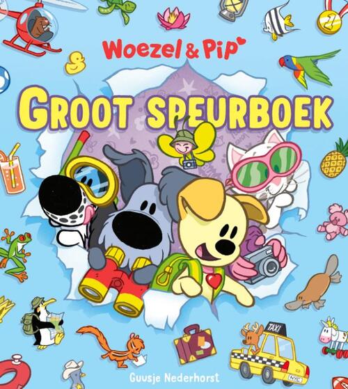 ironie staart Vormen Woezel & Pip Groot speurboek, Guusje Nederhorst | Kartonboekje |  9789079738793 | Bruna