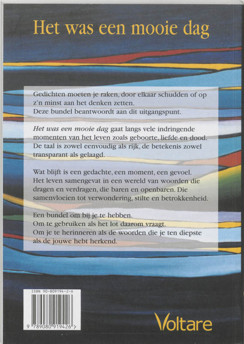 Het was een mooie dag