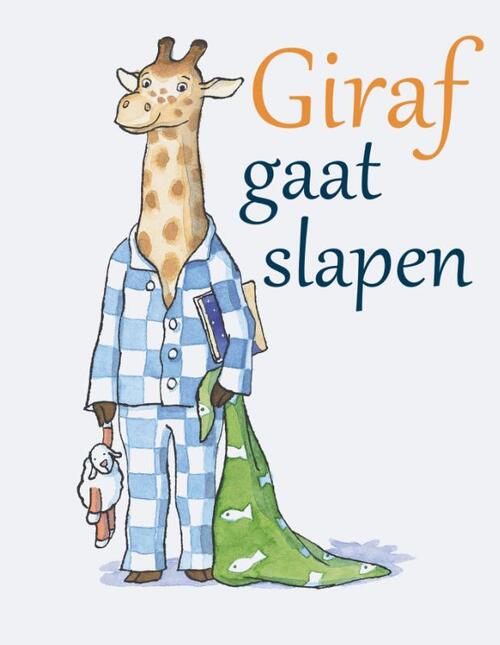 Giraf gaat slapen