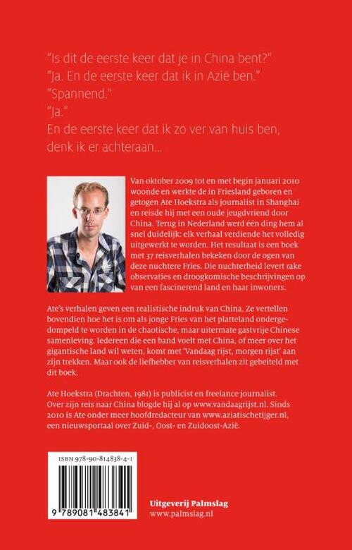 Vandaag rijst, morgen rijst