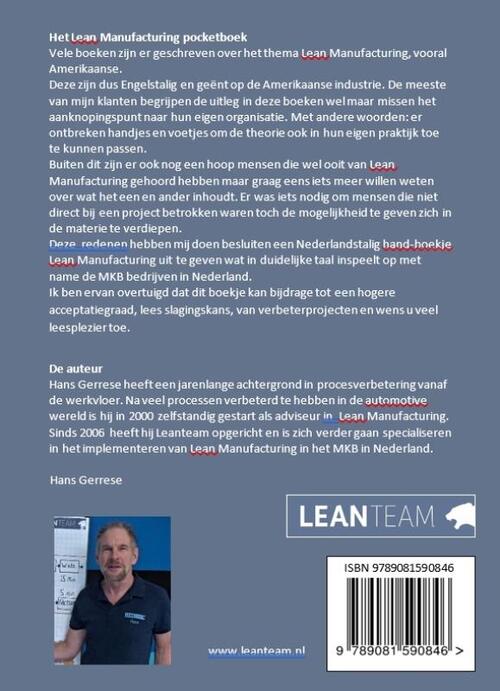 Het Lean Manufacturing pocketboek
