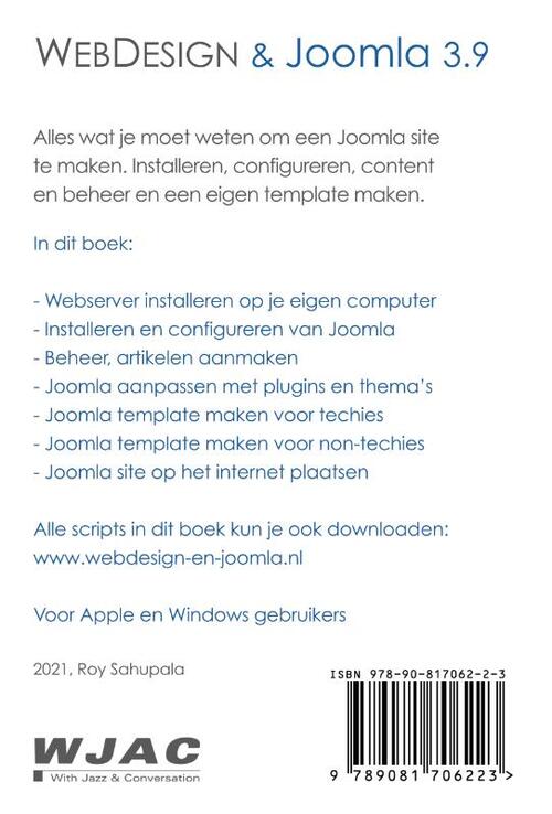 Webdesign en joomla 3.8