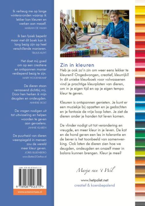 Zin in kleuren 1 - Het mooiste kleurboek voor volwassenen met prikkelende vragen