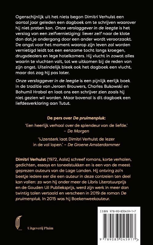 Onze verslaggever in de leegte