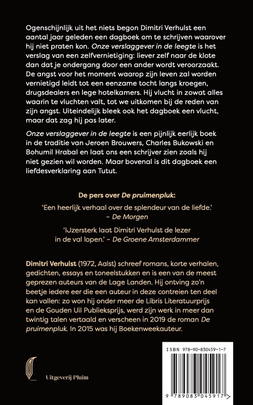 Onze verslaggever in de leegte