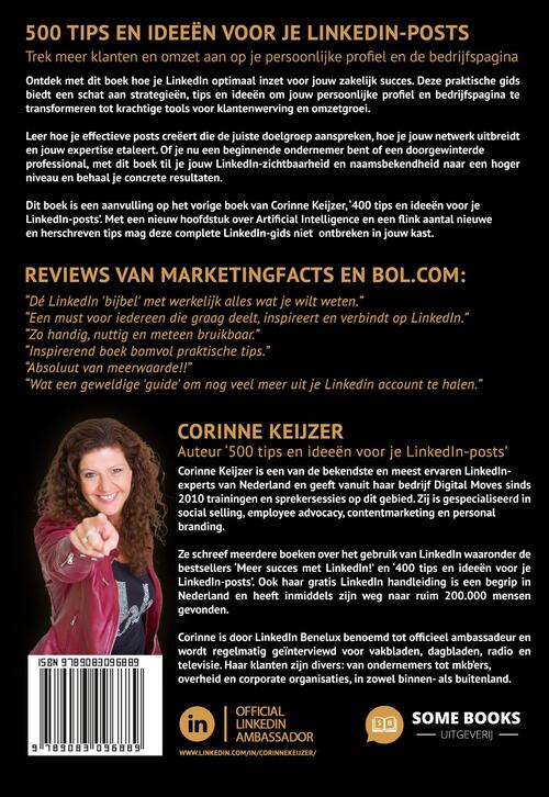 500 tips en ideeën voor je LinkedIn-posts