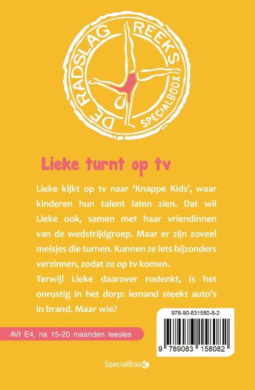 Lieke turnt voor tv