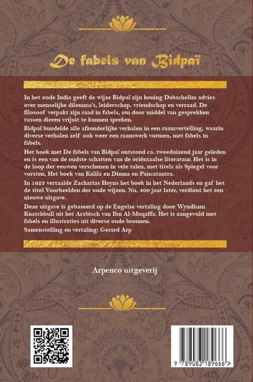 De fabels van Bidpai
