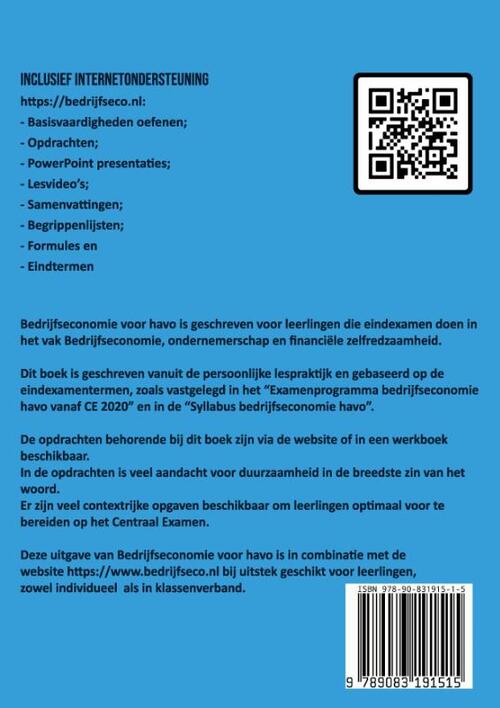 Bedrijfseconomie voor havo